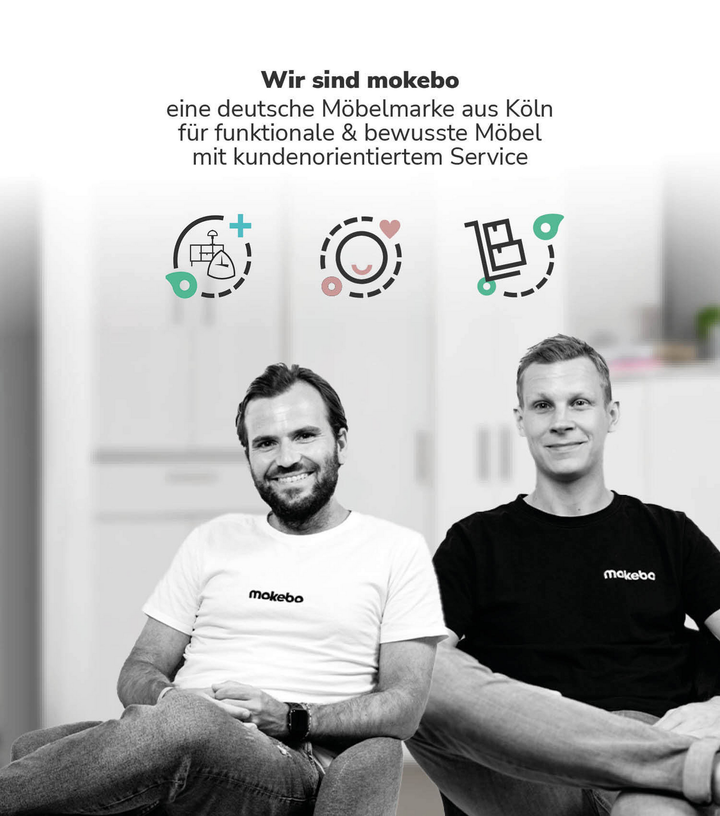 mokebo Sofakissen aus Cord 'Das Wölkchen', gemütliches & anschmiegsames Couchkis