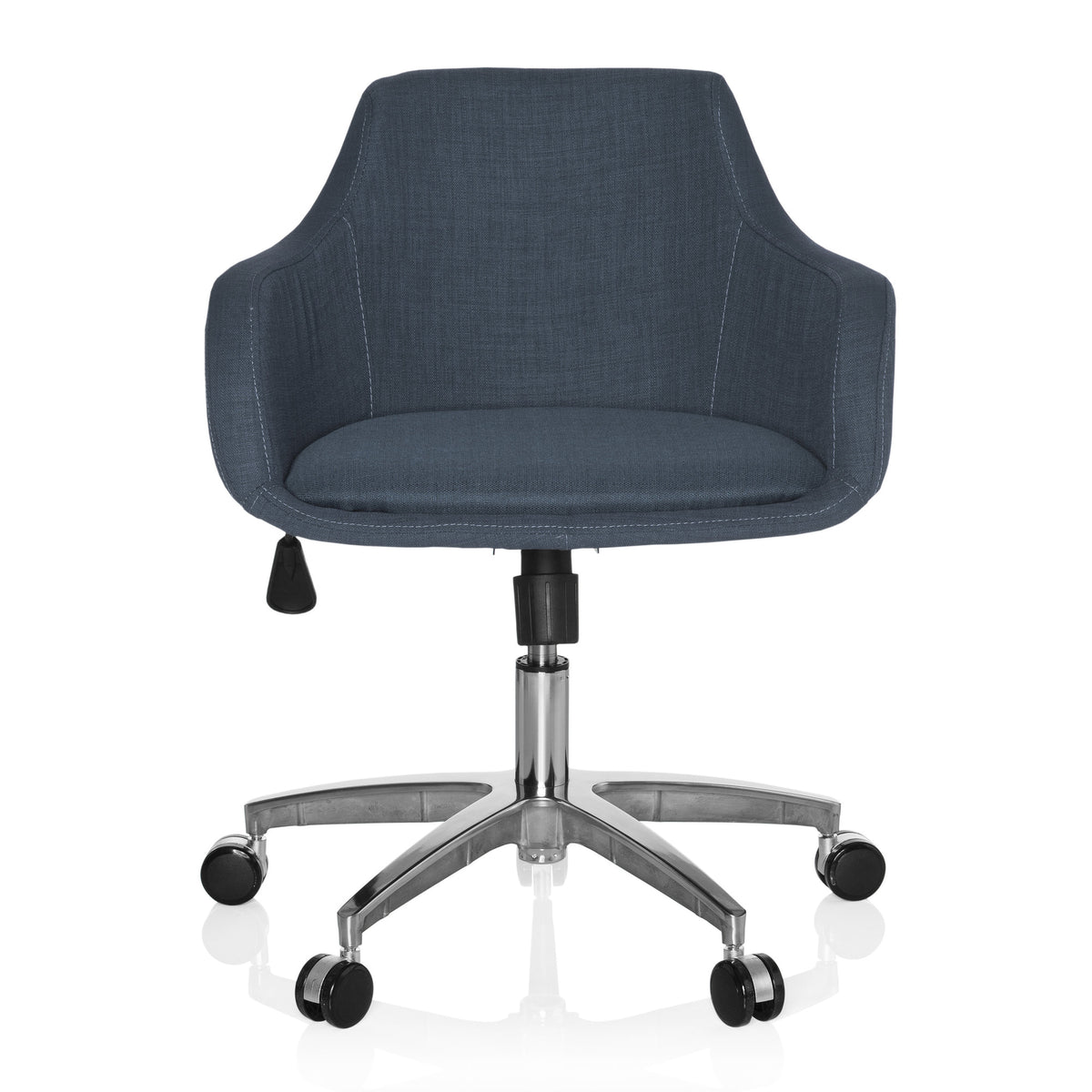 hjh OFFICE Bürostuhl Drehstuhl SOLAO 100 grau Designstuhl mit Armlehnen 110kg - 4260284084431