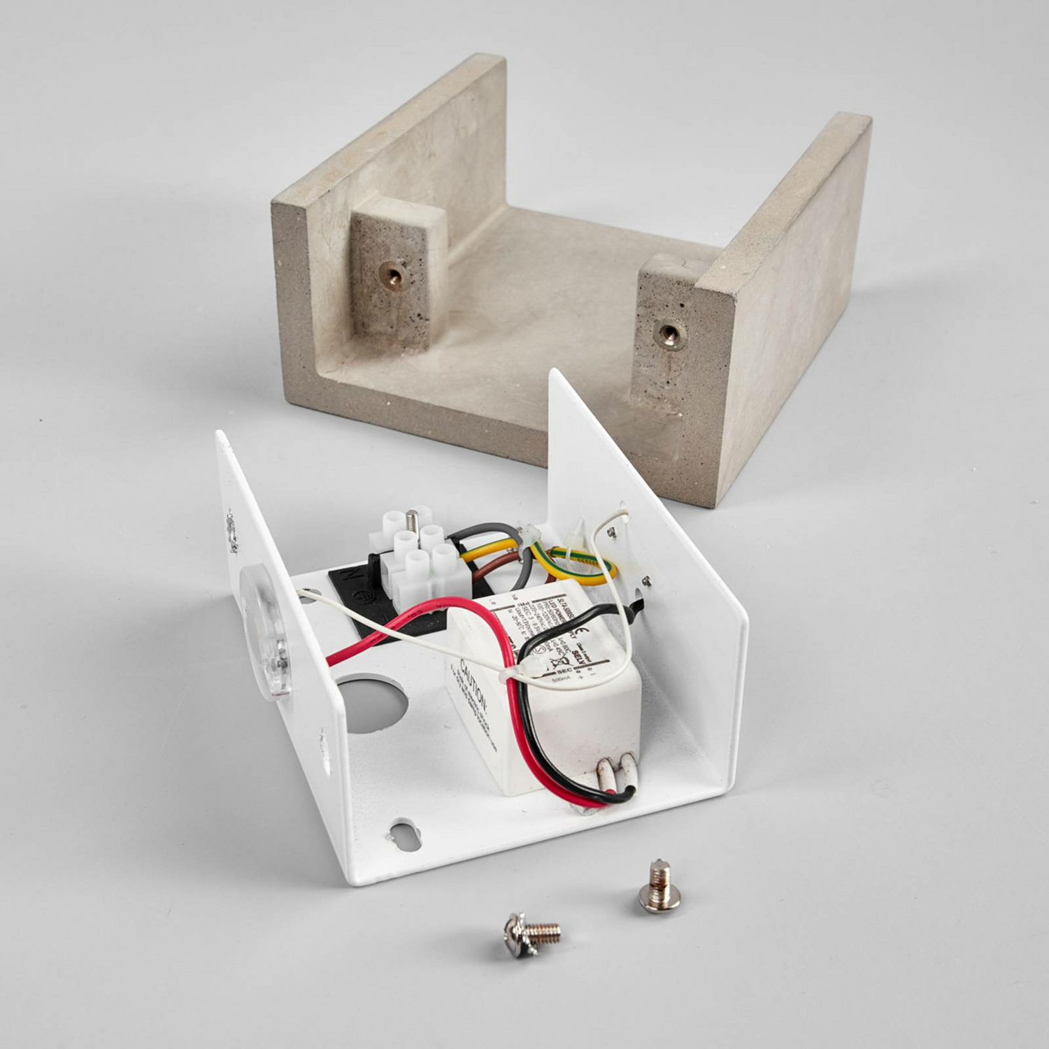 B-Ware Lindby Yva Led Wandleuchte Wandleuchte Flurleuchte Lampe Leuchte Beton 2 Flammig