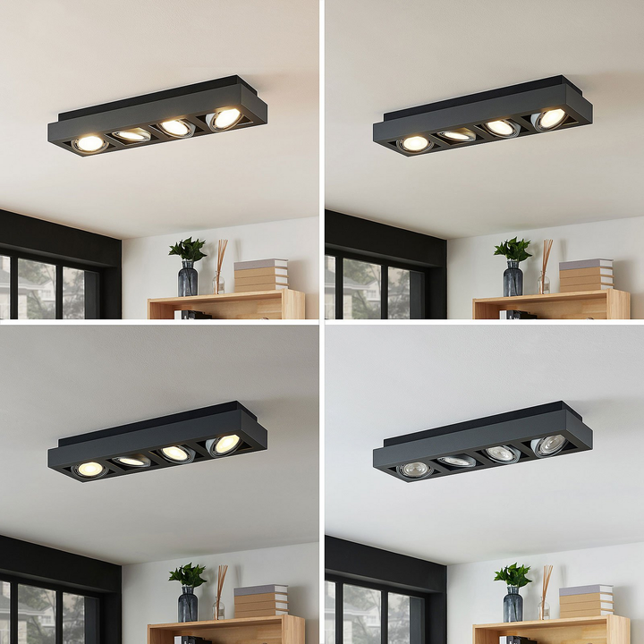 Arcchio Led Deckenstrahler Ronka Wohnzimmerleuchte Deckenlampe Gu10 Dunkelg183 B-Ware