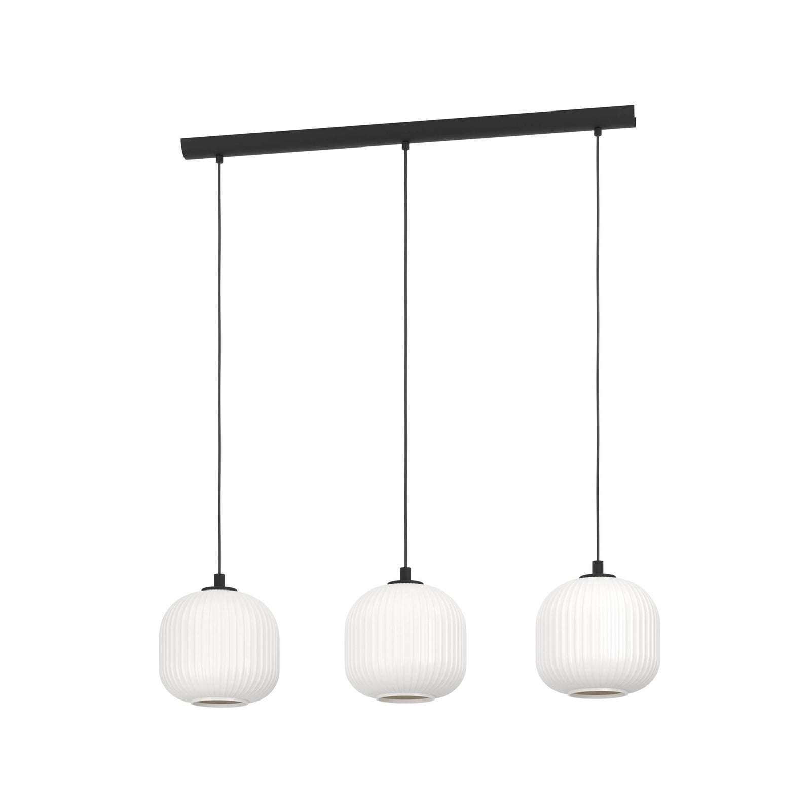 Eglo Hängeleuchte Mantunalle Länge 120 cm schwarz weiß Deckenlampe Deckenleuc978 - 9002759993672