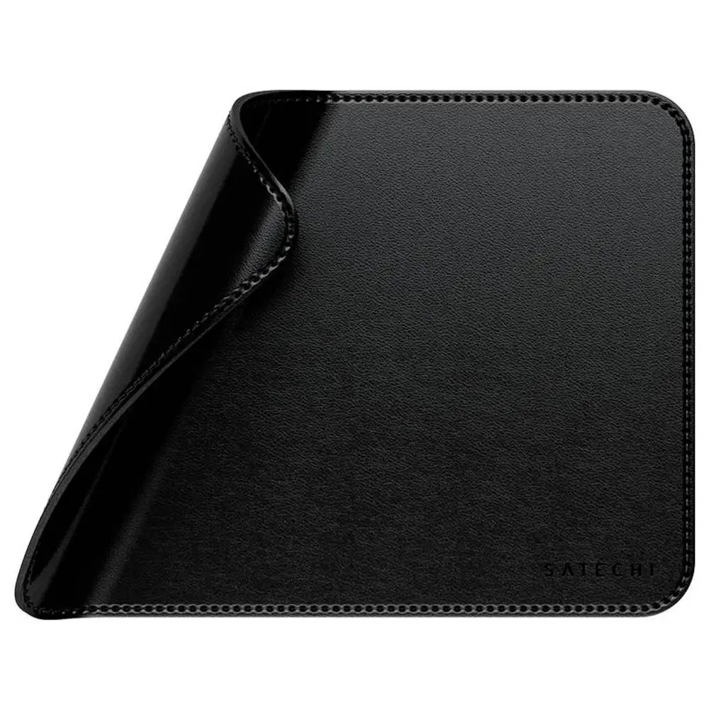 B-Ware Satechi Mauspad Unterlage Kunstleder Schwarz Schreibtisch Zubehör 24,9 X 19 Cm - 810086361779