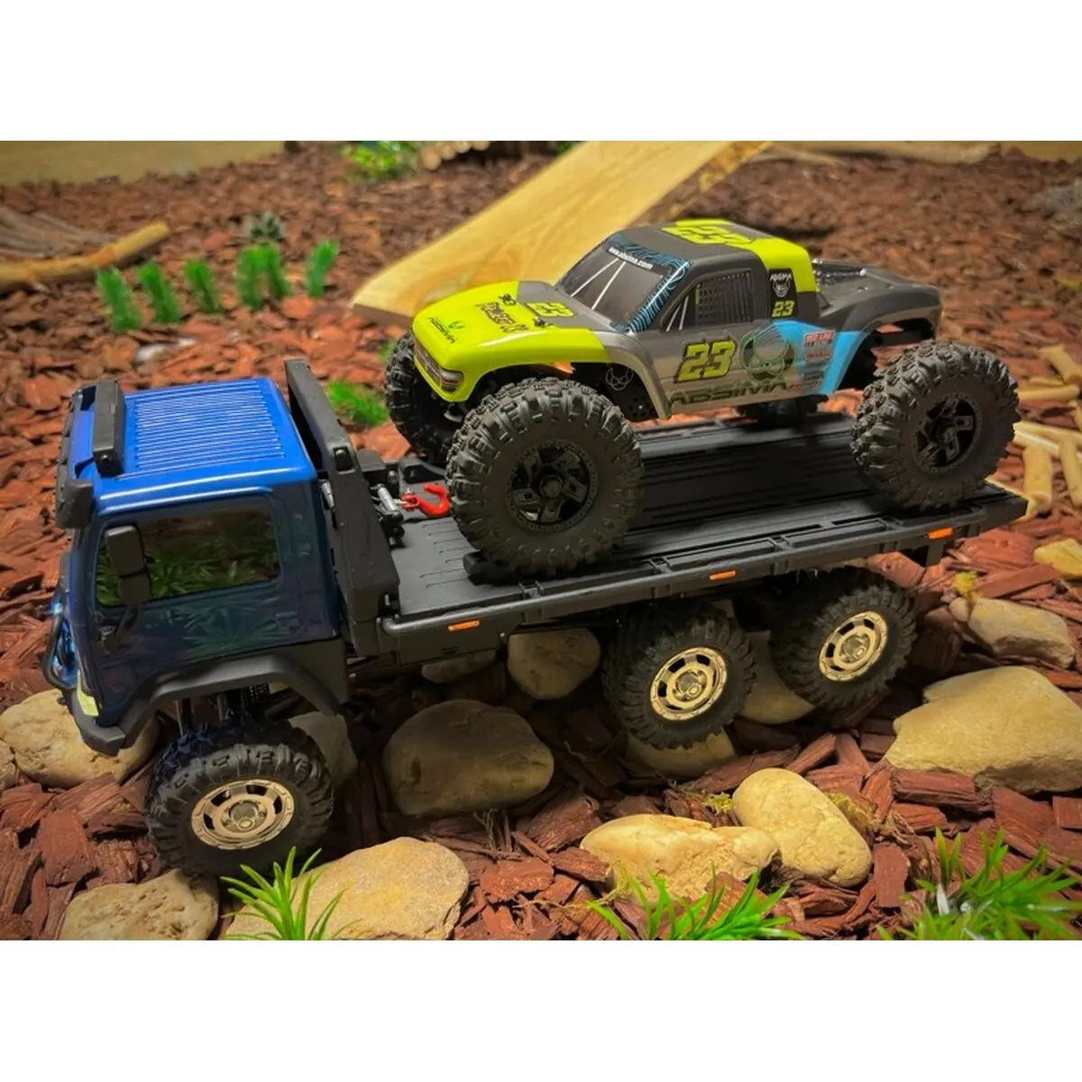 D-Ware Absima Truck Modell Micro Lkw Cr18 P Arktos 6x6 Blau Rtr Defektware - 8101005144026