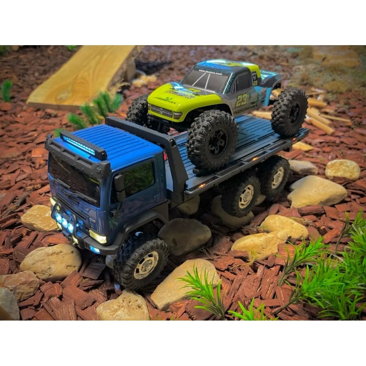 D-Ware Absima Truck Modell Micro Lkw Cr18 P Arktos 6x6 Blau Rtr Defektware - 8101005144026