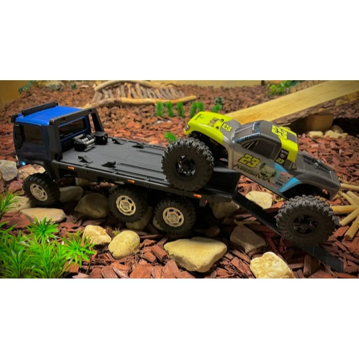 D-Ware Absima Truck Modell Micro Lkw Cr18 P Arktos 6x6 Blau Rtr Defektware - 8101005144026