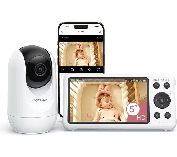 B-Ware Momcozy Babyphone überwachungsgerät Monitor Kamera Weiß Video Zwei Wege - 810123508877