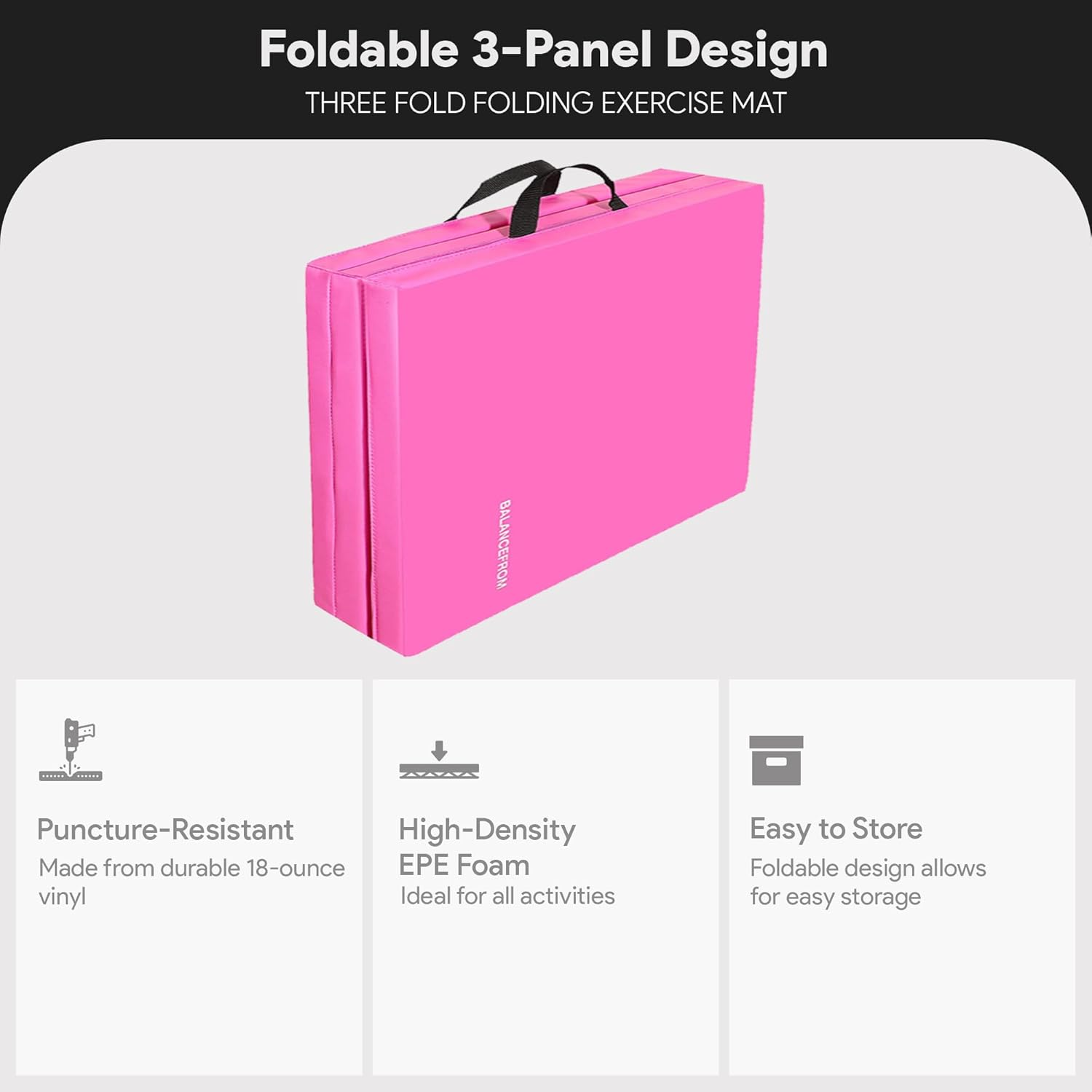 B-Ware Balance From Gymnastikmatte Trainingsmatte Fitnessmatte Klappmatte Sport Fitness