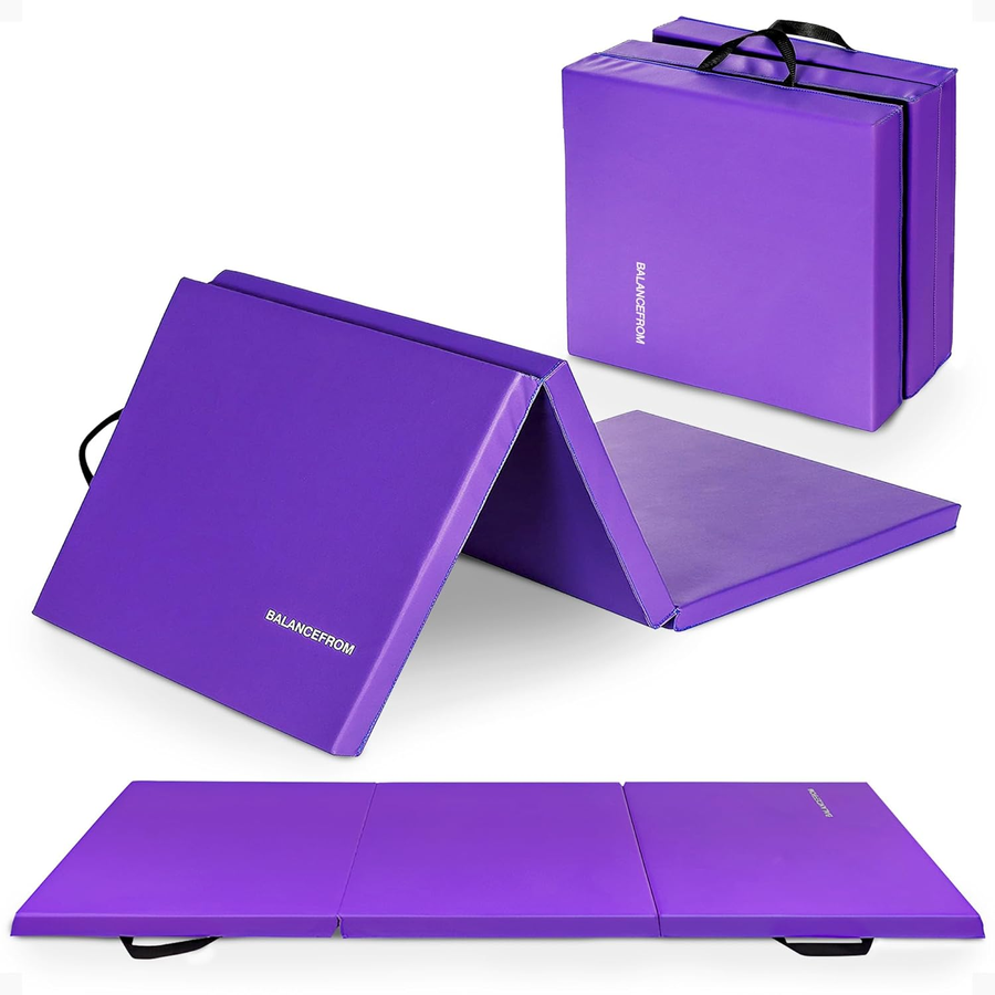 Balance From Sportmatte Fitnessmatte Gymnastikmatte Faltbar Handschlaufen B-Ware - 810963030507