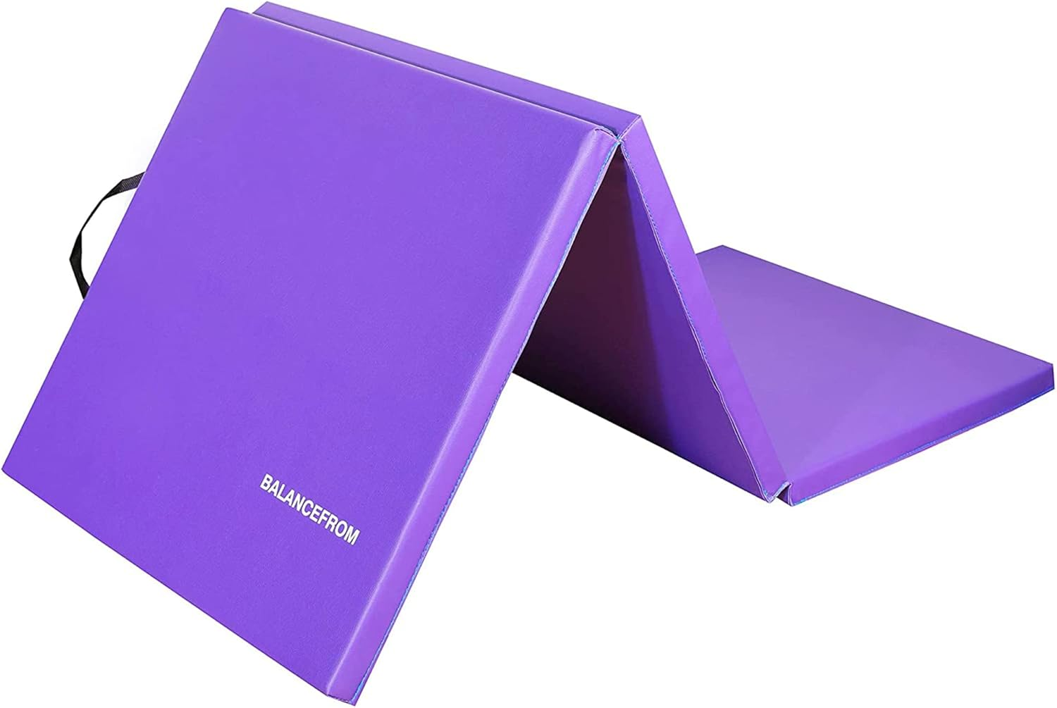 Balance From Trainingsmatte Klappmatte Fitnessmatte Tragegriffe 3,8cm Violett B-Ware - 810963033898