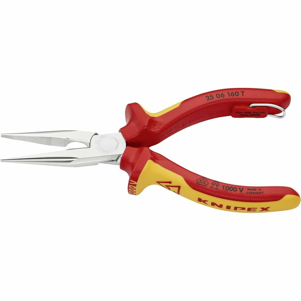 B-Ware Knipex 25 06 160 T Elektronik  U. Feinmechanik Flachrundzange Zange 160 Mm