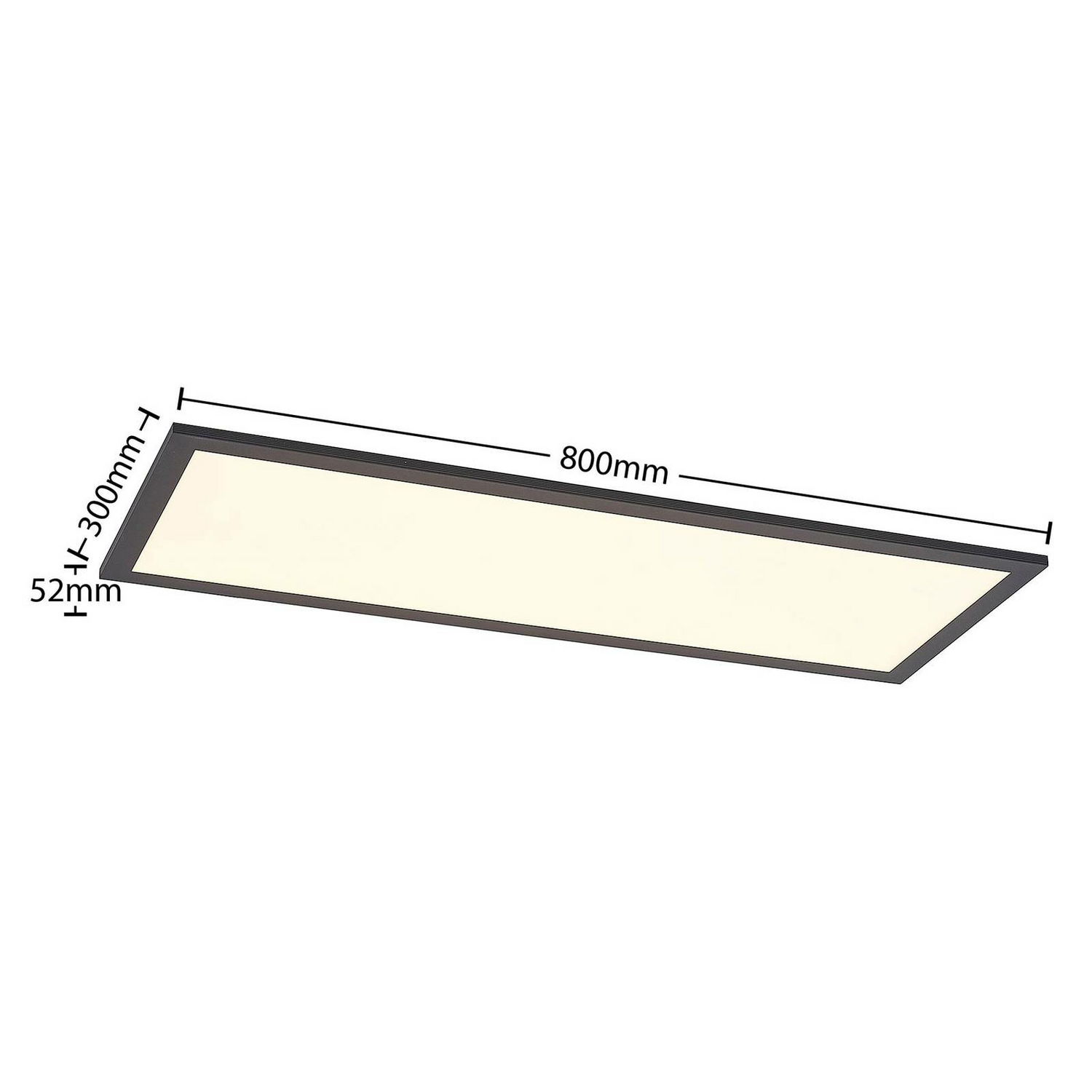 B-Ware Lindby Nelios Led Deckenlampe Deckenlampe Lampe Led Cct 80 X 30 Cm Schwarz Weiß