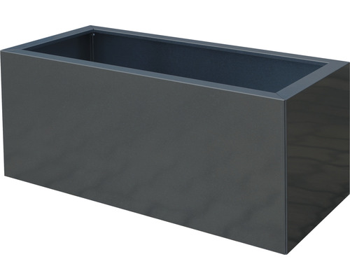 B-Ware Palatino Pflanzkübel Lotte Zink Blumenkasten Blumentopf 120x40x50 Cm Anthrazit