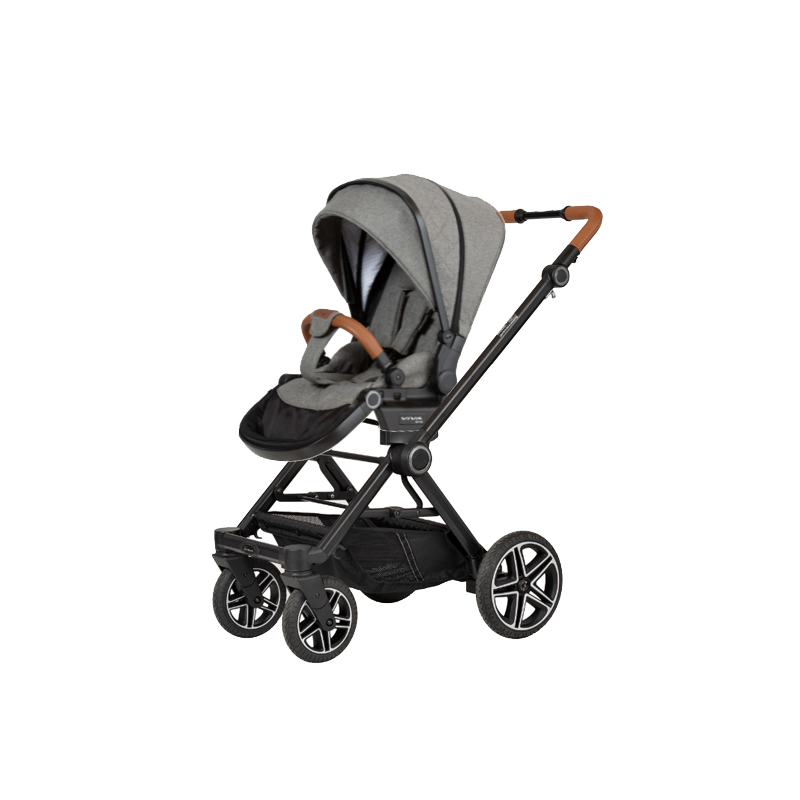 Hartan Kinderwagen Buggy 2-in-1 VIVA GTR HB Grau Kombi Kinderwagen - 0816559148649