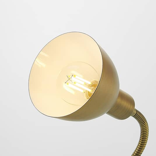 Lindby Amrei Wandlampe Wandleuchte Wandlicht Leuchte Lampe Dimmbar Altmessing7 B-Ware