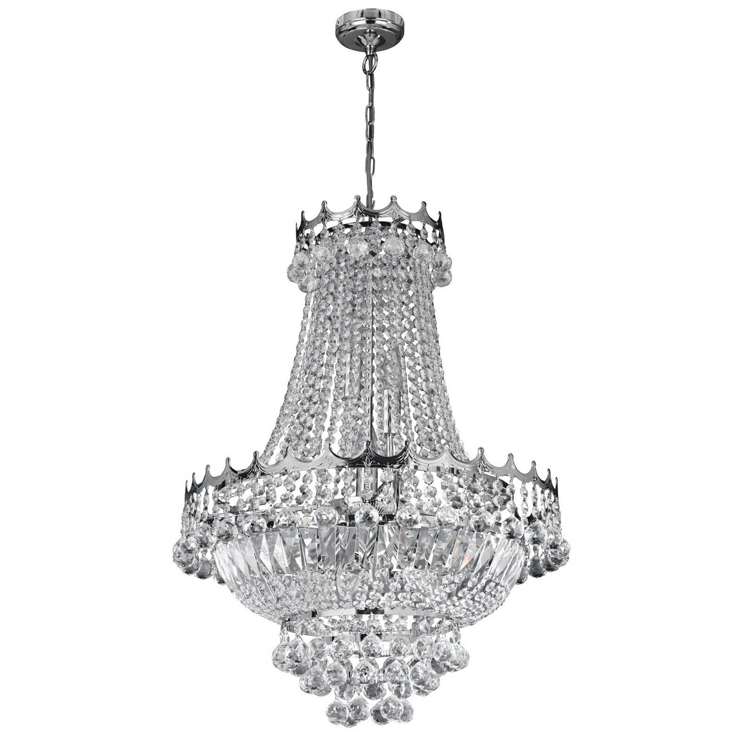 Searchlight Kristall Kronleuchter Versailles Hängelampe Deckenlampe Lampe Ch861 B-Ware - 5013874365668