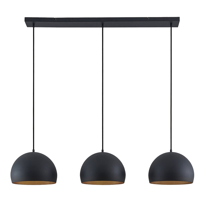 Lindby Tarjei Pendelleuchte Hängeleuchte Deckenlampe Leuchte 120cm Schwarz G292 B-Ware