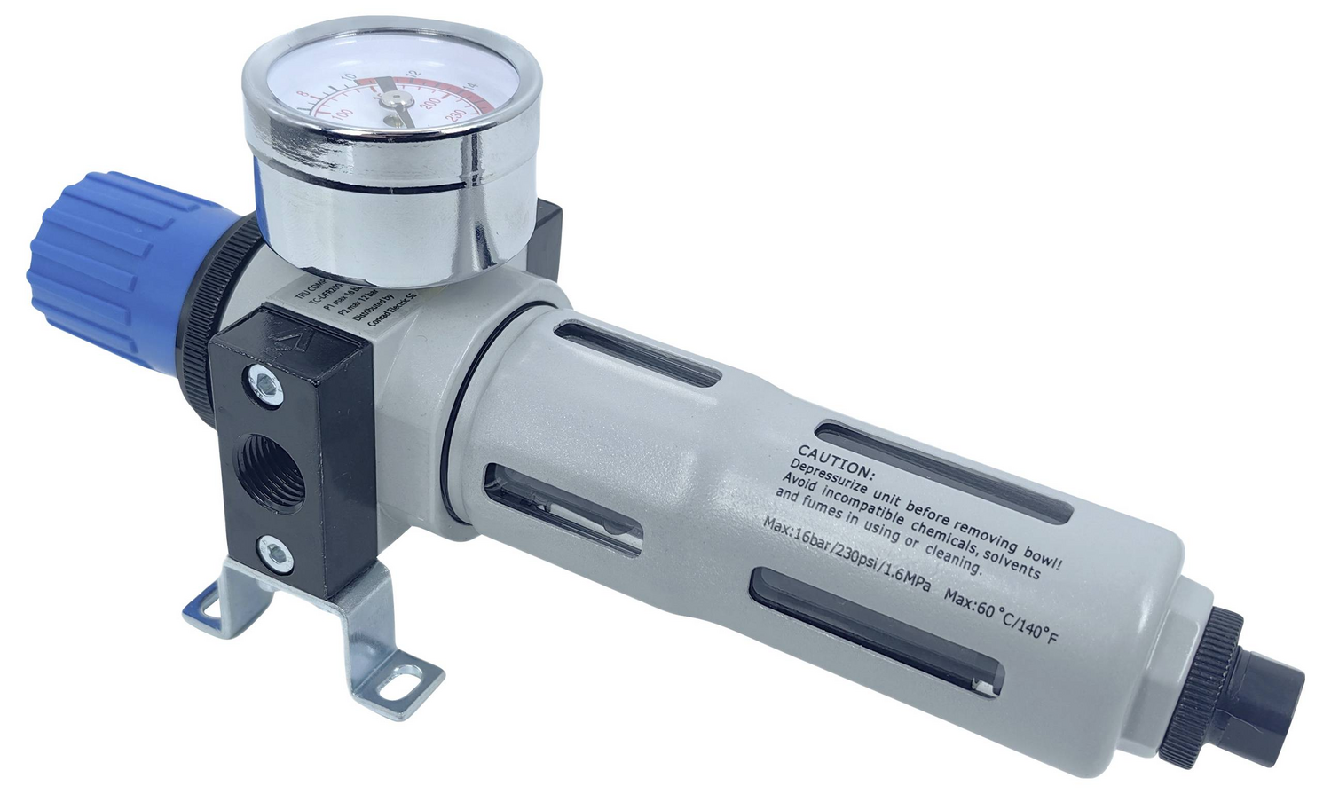 B-Ware TRU COMPONENTS TC-12773944 Filter-Regelventil G 1/4 automatischer Ablass