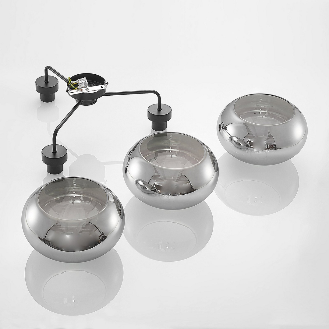 Lindby Navidia Deckenlampe Deckenleuchte Leuchte Lampen Deckenlicht Rauchglas722 B-Ware - 4251911728866