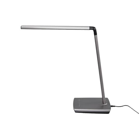 Lindby Kuno LED-Tischlampe Schreibtischlampe Leselampe Lampe Metallicgrau 8,298