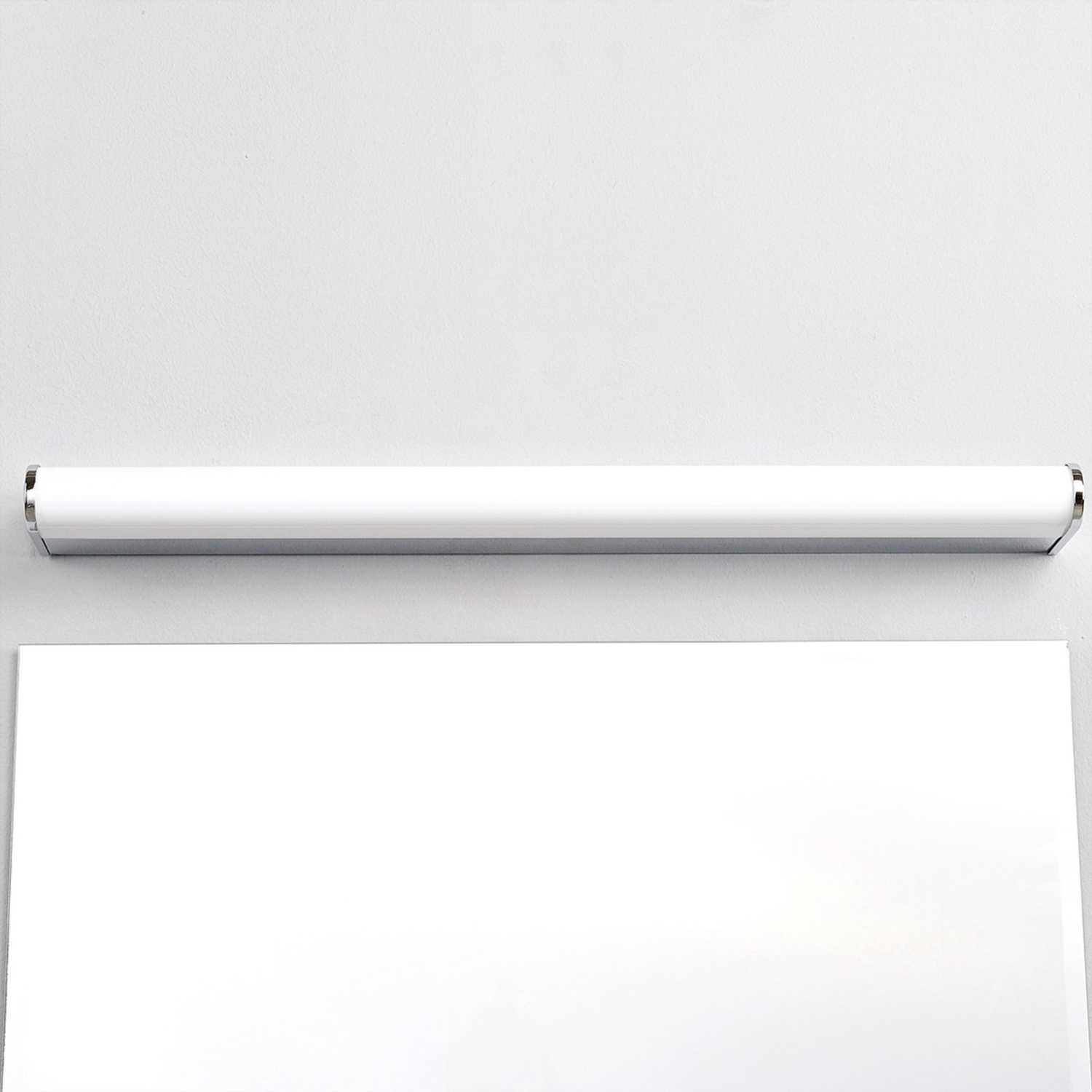 Applique murale LED Lindby Philippa pour salle de bain, miroir lumineux, lampe de salle de bain, semi-circulaire, 58 cm 