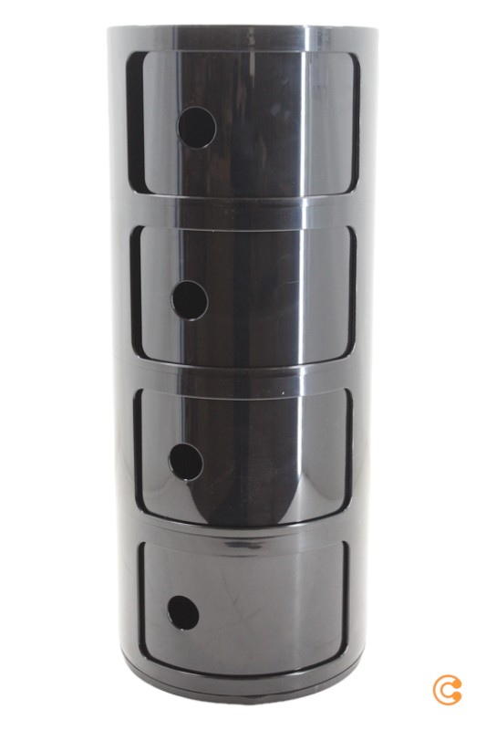 B-Ware Kartell Componibili Aufbewahrungscontainer Box Container 4985 Schwarz210