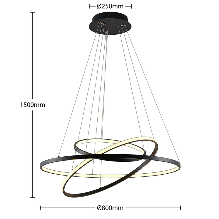 Lucande Filippa Led Pendelleuchte Deckenlampe Hängeleuchte Lampe Leuchte Led 866 B-Ware - 4251911705157
