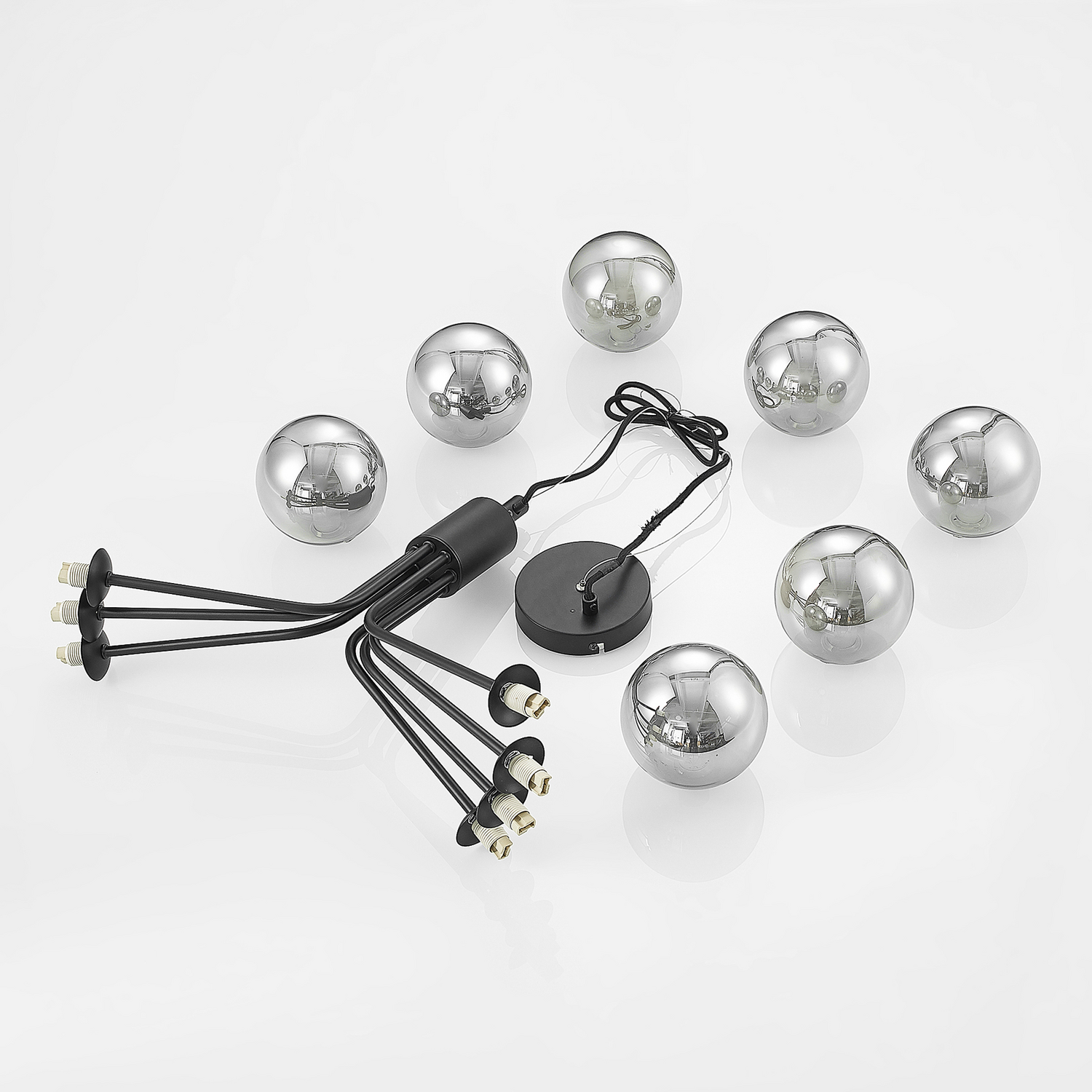 B-Ware Lucande Wynona Pendelleuchte 7 Flammig Deckenlampe Hängelampe359 - 4251911704518