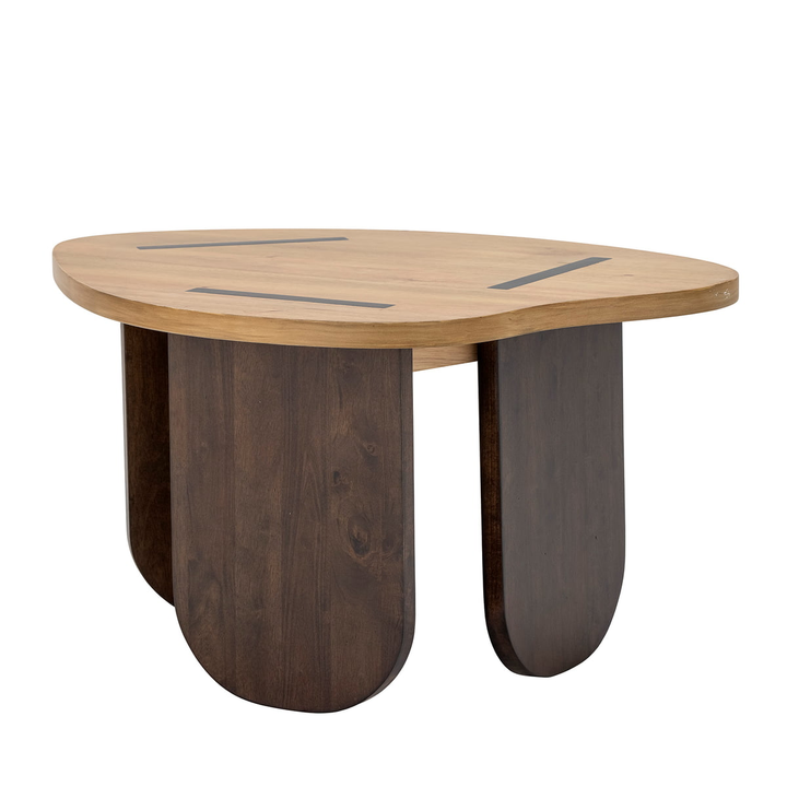 Bloomingville Couchtisch Tisch Cilas Massivholz 75 Cm Braun Natur Hochwertig B-Ware
