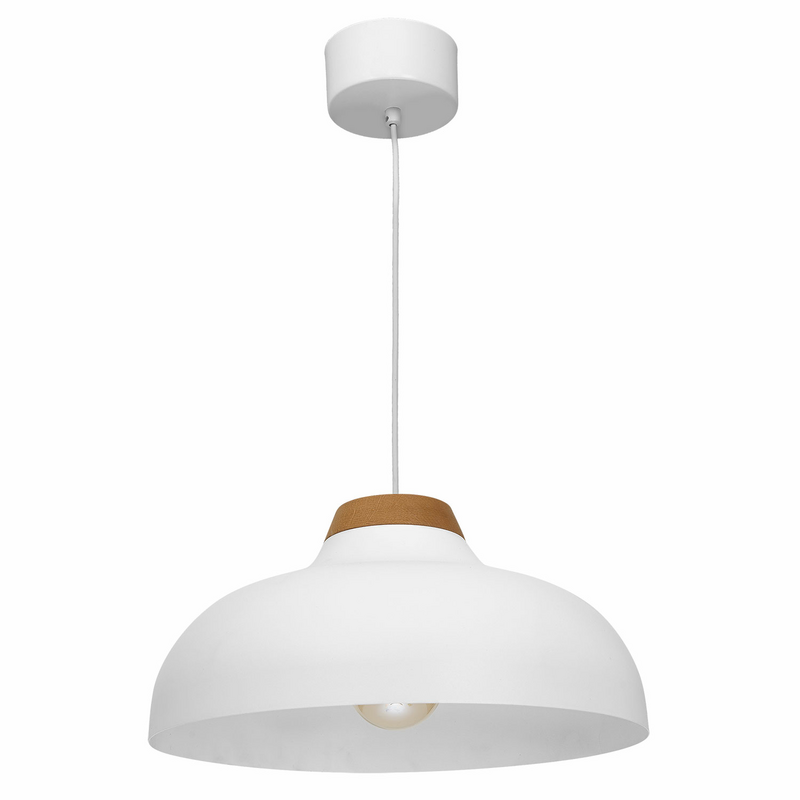 Luminex Hängeleuchte Burgos Pendelleuchte Deckenlampe Deckenlampe Lampe E27 Weiß B-Ware