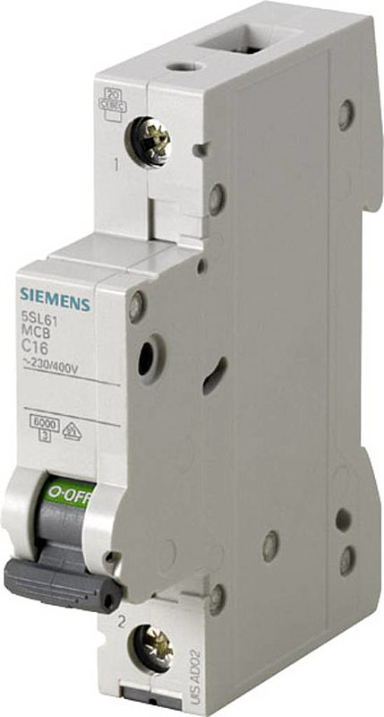 Siemens 5 Sl6113 6 Leitungsschutzschalter 1polig 13 A  230 V, 400 V 6 Stück B-Ware