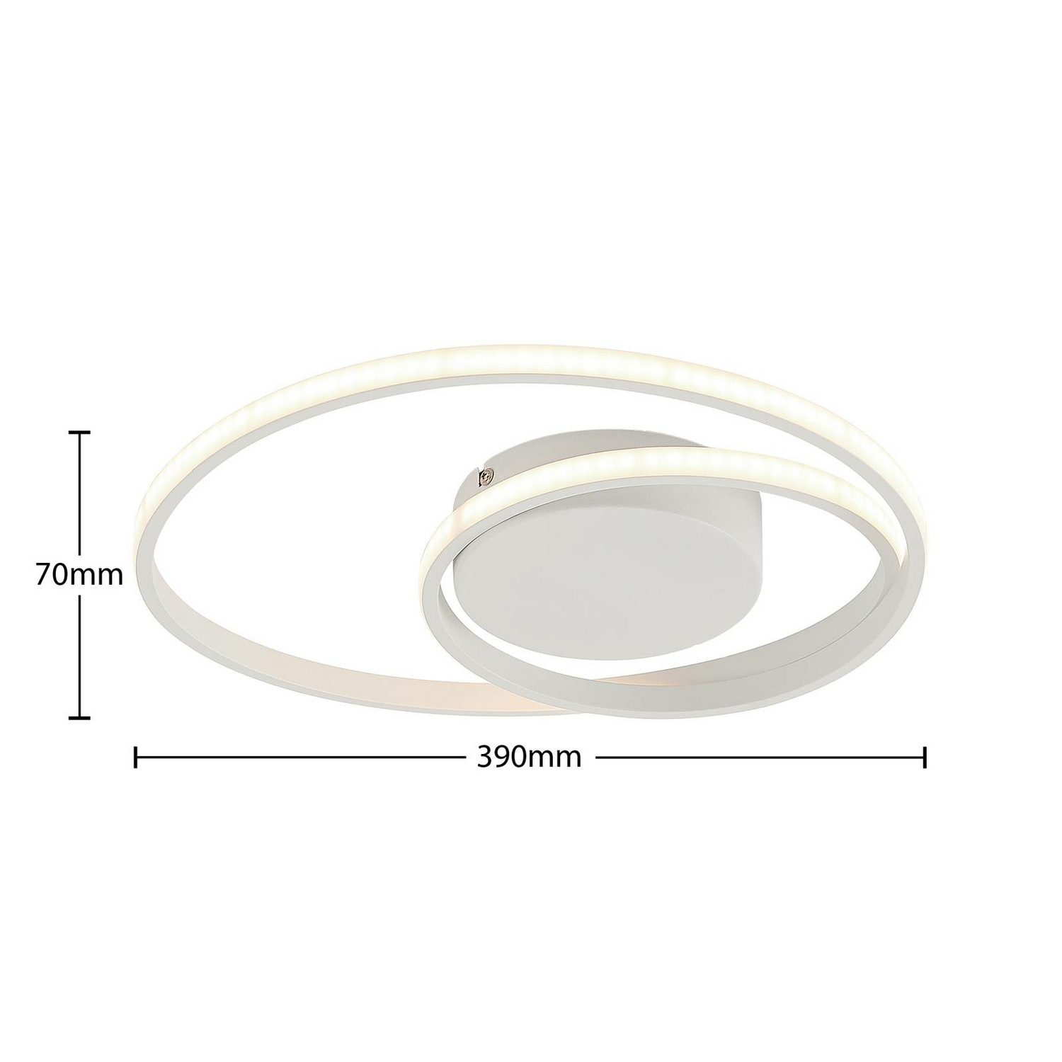 B-Ware Lindby Deckenleuchte Deckenlampe Led Emisua Weiß Dimmbar Flexibel Einstellbar493