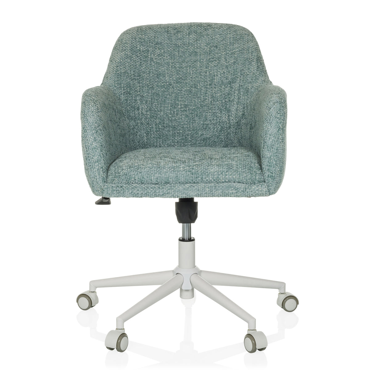 hjh LIVING Bürostuhl Drehstuhl SOLAO HOME Bouclé Stoff mint Büromöbel Möbel828 - 4064323038917
