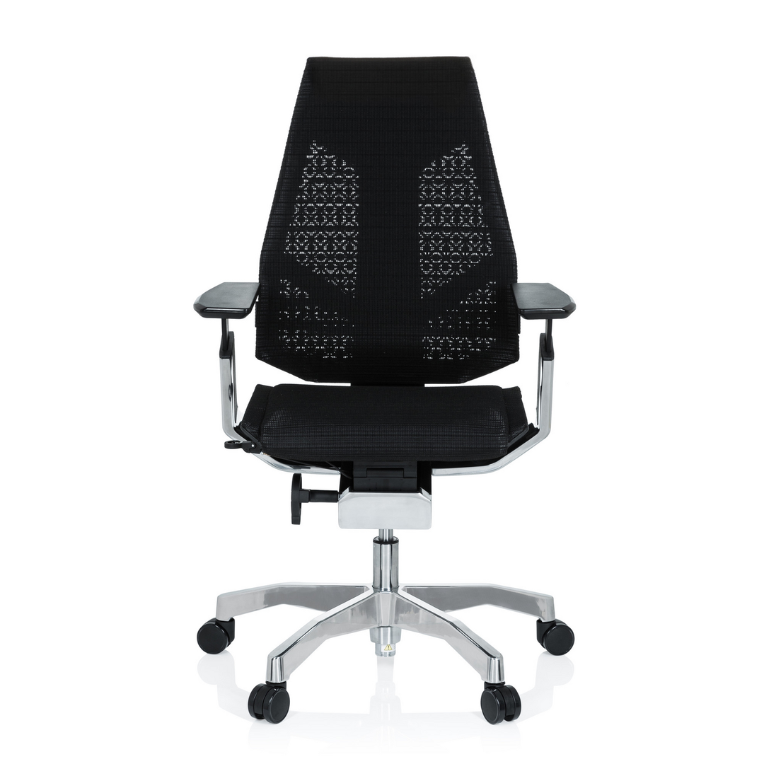 Hjh Office Bürostuhl Drehstuhl Genidia Schreibtischstuhl Stuhl Netzstoff Schwarz B-Ware
