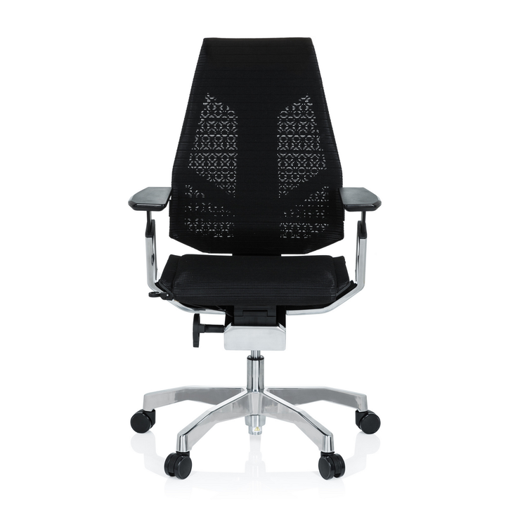 Hjh Office Bürostuhl Drehstuhl Genidia Schreibtischstuhl Stuhl Netzstoff Schwarz B-Ware