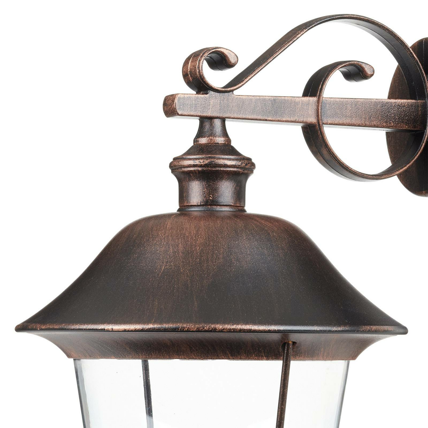 B-Ware Orion Außenwandleuchte Mariella Wandleuchte Wandleuchte Lampe E27 Schwarz Kupfer
