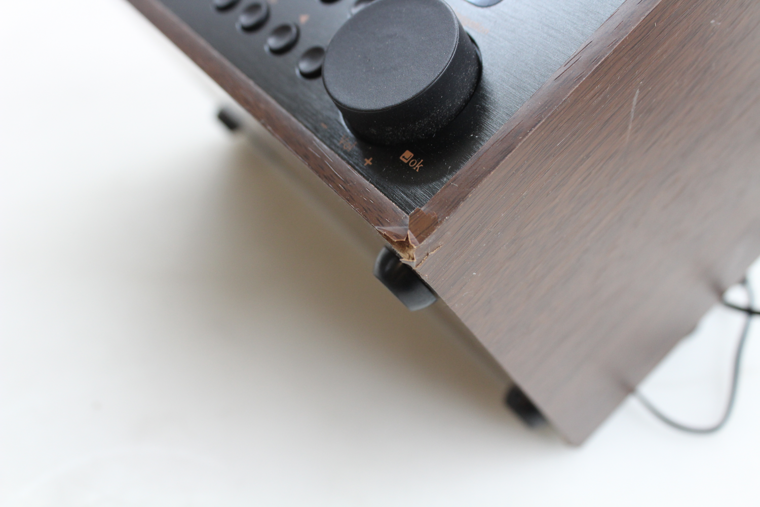 Auna Silver/Black Star Mini Internetradio Walnuss Holz Dab+ Siehe Text + Fotos B-Ware