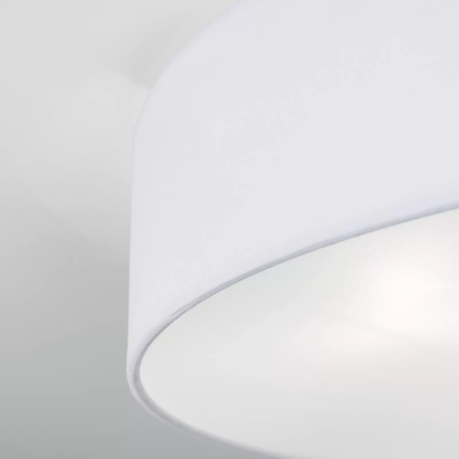 B-Ware Deckenleuchte Ufo Leinenschirm Deckenlampe Lampe Leuchte Wohnzimmerleuchte 436