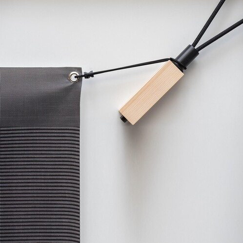Moormann Seiltänzer Kabelnetz 110x40cm Schwarz Pvc Gewebe Gummiseil Mit 4 Haken  B-Ware