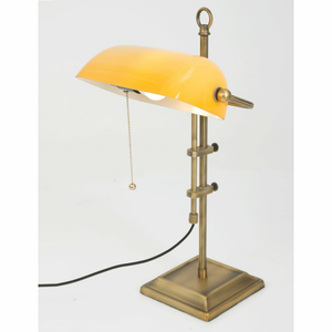 B-Ware Steinhauer Ancilla Bankerlampe Tischlampe Tischleuchte Leuchte Bronze 1 Flammig