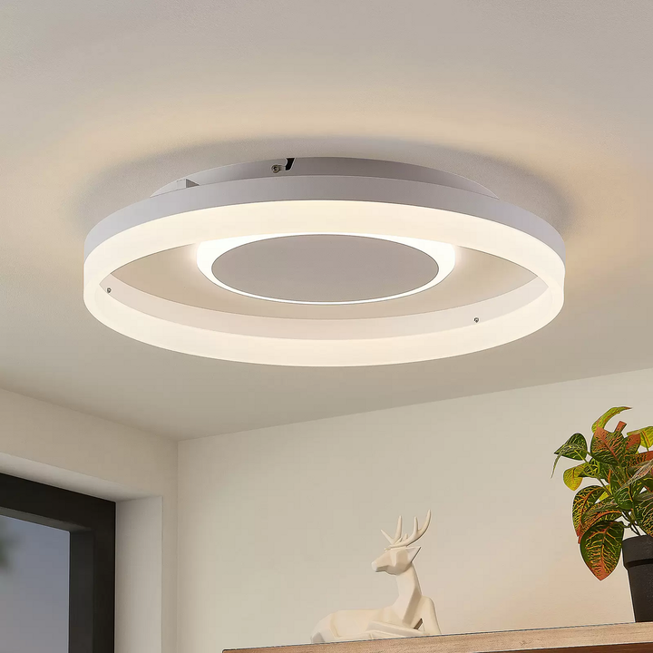 Lindby Deckenleuchte Deckenlampe Deckenlicht Lampe Felisha Dimmbar weiß RGBW LED