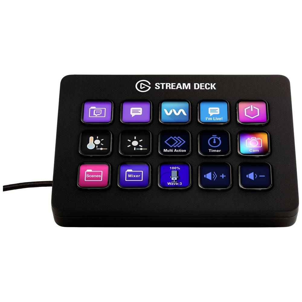 Elgato Stream Deck Mk2 Steuerkonsole Bedienfeld Live Tastenkürzel Defektware D-Ware