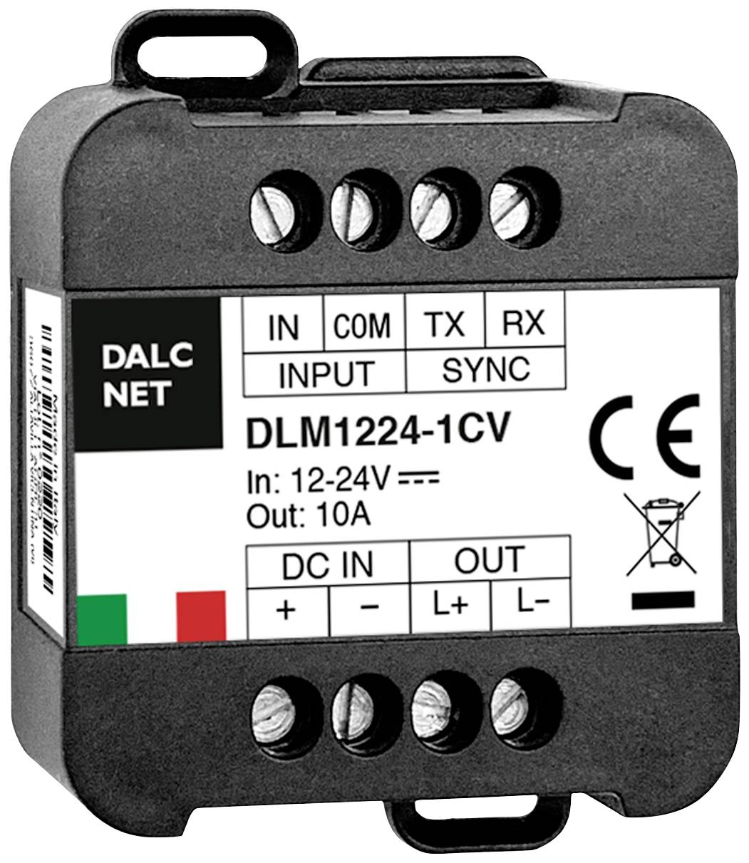 Variateur Dalcnet DLM1224-1CV à 1 canal Interrupteur mural intelligent