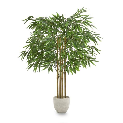 Maia Shop Kunst Pflanze  Bambusbaum Kunstbaum Tropisch Dekoration Im Topf B-Ware - 8435240993928