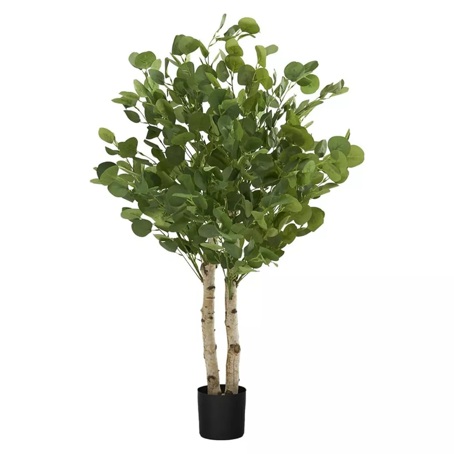 Maia Shop Eukalyptusbaum Kunstpflanze Baum Künstlich Naturstamm Dekoration   B-Ware - 8435240997513