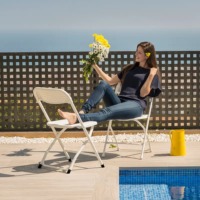 B-Ware Stuhl Klappstuhl Sitzgelegenheit Gartenstuhl Big Elliot Outdoor Terrasse Patio - 8436539304630