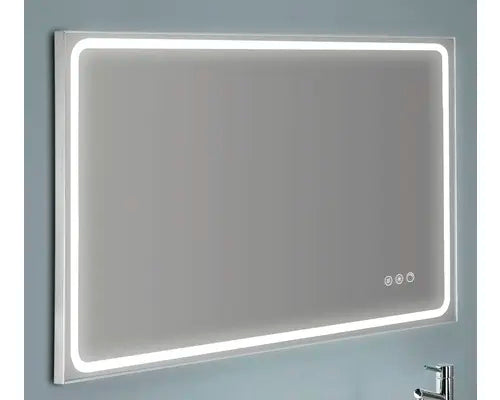 B-Ware Focco Badspiegel Lichtspiegel Led Spiegel Mia Ii Alu Natur Badezimmer Drehbar - 8436549391475