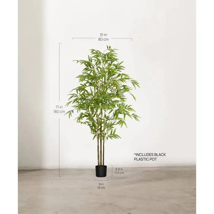 B-Ware Maia Shop Kunstpflanze Kunstbaum Bambus Künstlicher Baum 180 Cm Ohne übertopf - 8436612450162