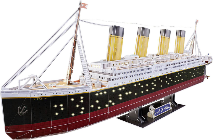 Revell 00154 Rv 3 D Puzzle Rms Titanic Led Edition Puzzle Modellbau Spielware B-Ware