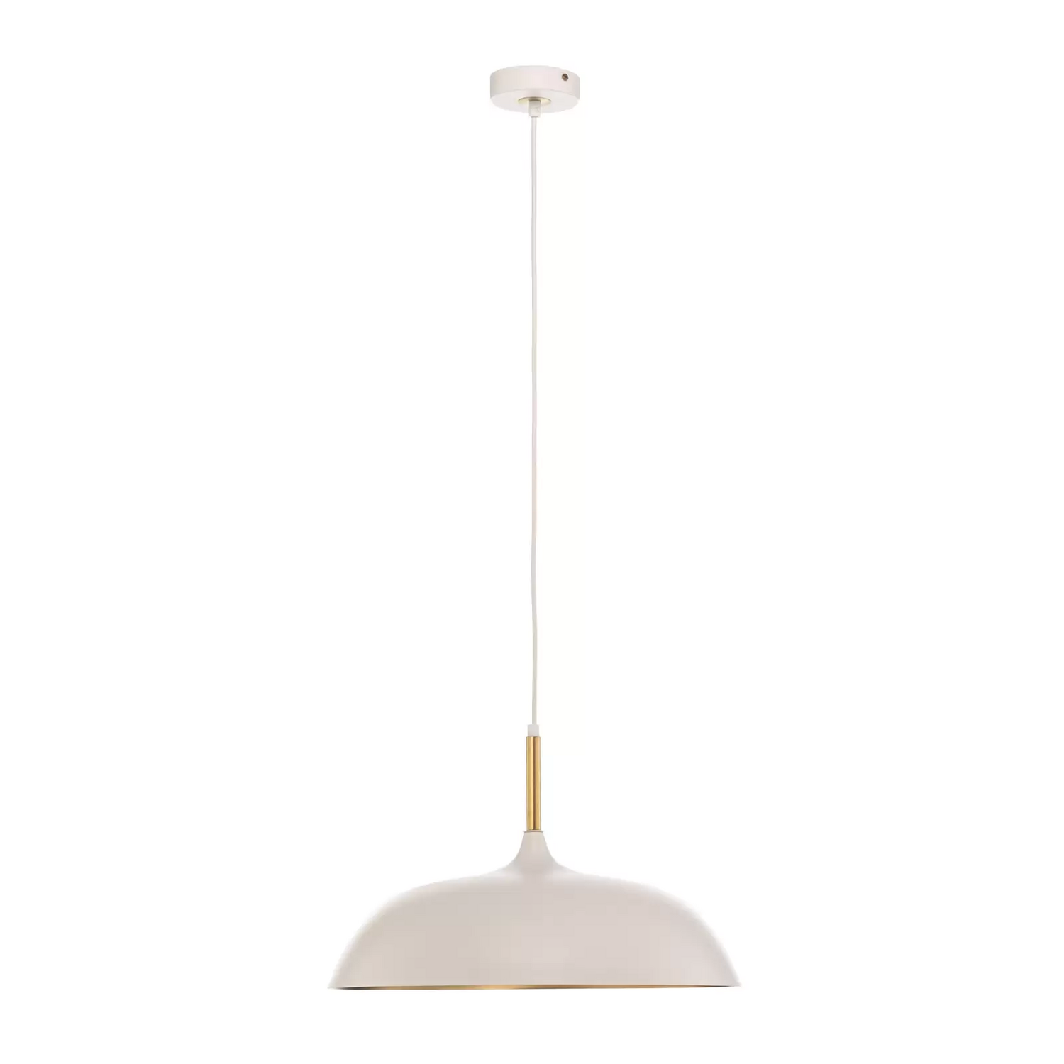 Milagro Pendelleuchte Lincoln Hängeleuchte Hängelampe Leuchte Lampe Weiß/Gold B-Ware