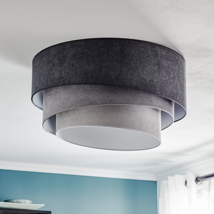 Euluna Deckenlampe Pastell Trio Deckenlampe Deckenlampe E27 Ø in 3 Grautönen
